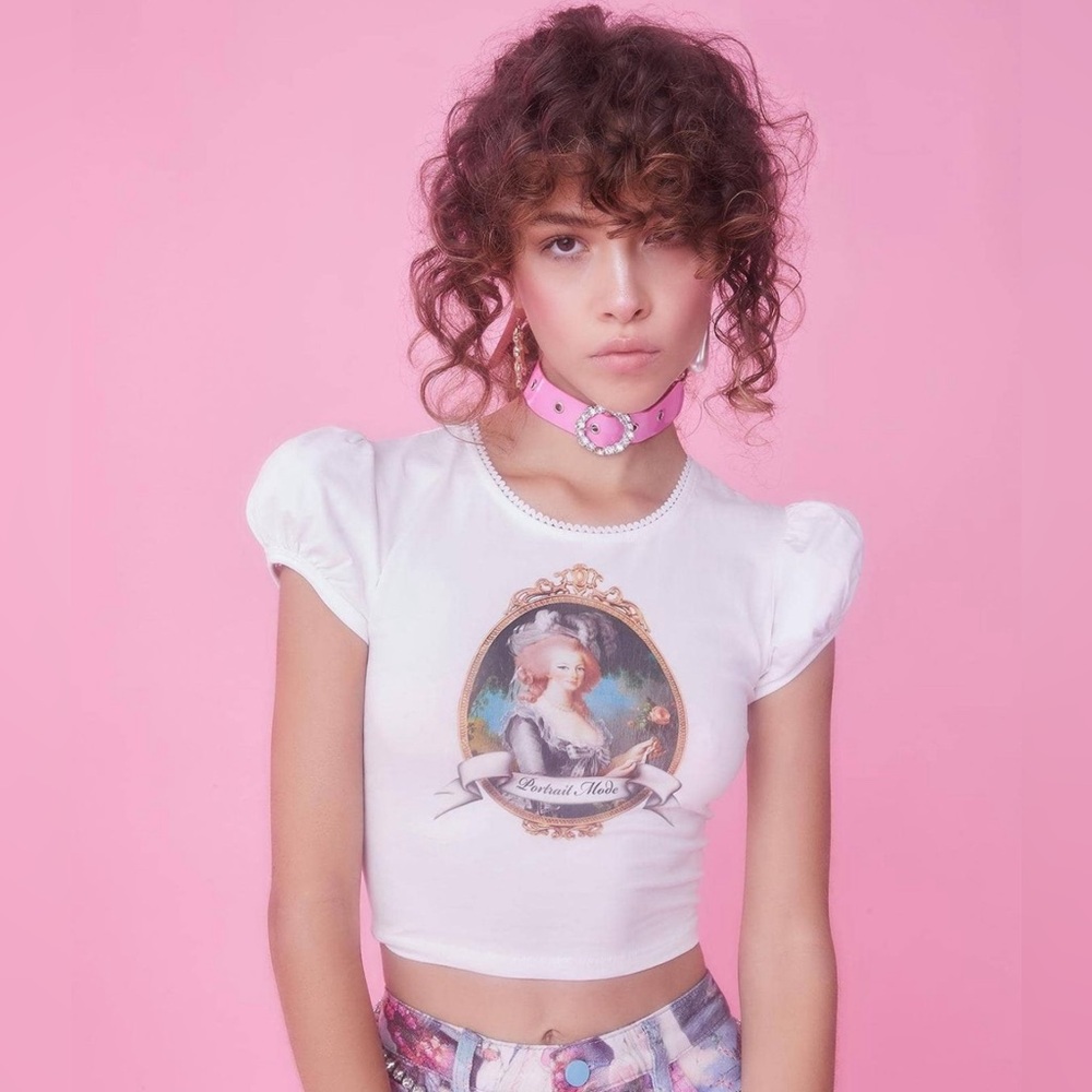 Marie Antoinette Mirror Mirror Baby Tee